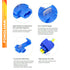 125pcs Solderless Quick Splice Wire Connectors,22-10 Gauge Scotch Lock Snap Electrical Wire Crimp Terminals Connector Assortment Set...
