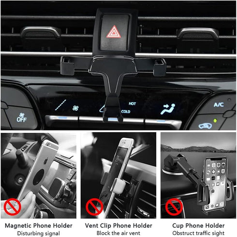 1797 for Toyota CHR 2018 2019 2020 2021 Phone Holder Mount Accessories Car Cellphone Cradle Air Vent Gravity Navigation Upgraded......