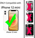 TENOC Phone Case Compatible with iPhone 12 Mini, Clear Case Non-Yellowing Protective Bumper Hard Back Cover for 5.4 Inch...