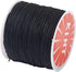 119 Yards 0.5mm Waxed Polyester Cord Black Thick Beading Braided Thread Bracelet Necklace Macrame String Wire for Jewelry Making Crafting Supplies...