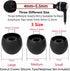 18 Pairs Earbud Tips Replacement Earbud Tips Earbud Replacement Tips Fit for in-Ear Headphones(Inner Hole from 4mm-5.5mm Earphones) Earbud Covers ...