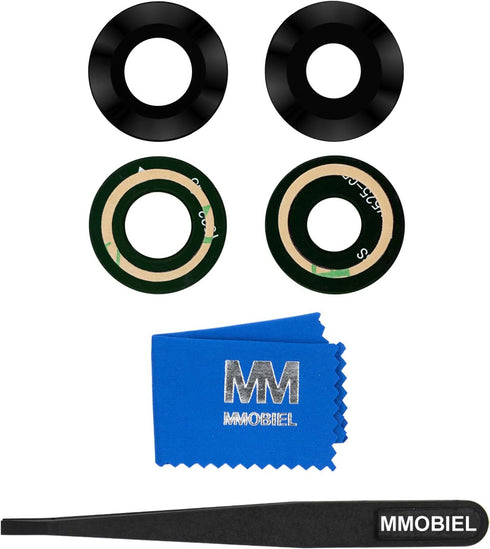 MMOBIEL Back Rear Camera Glass Lens Replacement Compatible with Xiaomi 13T / 13T Pro - Pre-Installed Adhesive, Tweezer and Cloth...