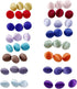 Colorful Colors Satin Cloth Button Buttonhole Wedding Dress Back Handmade DIY Accessories,1Set (50PCS Buttons and 50 Buttonhole) White...