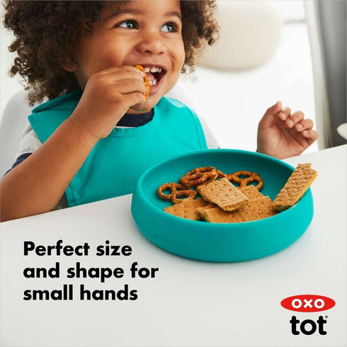 OXO Tot Silicone Plate Teal...