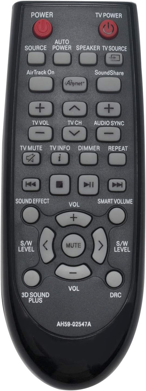 AH59-02547A AH5902547A Replace Remote Control fit for Samsung Soundbar Sound Bar Speaker System HW-FM45 HWFM45 HW-FM45C HWFM45C Crystal Surround A...