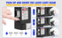 Laser Level,2-in-1 Laser Level with 100Ft Point & 30Ft Line with Metric Rulers for Picture Hanging cabinets Tile Walls,Magnetic Laser Level Line T...