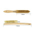 Heavy Duty Wire Brushes for Cleaning Rust Removal Brass Brush Tool for Automotive,Paint , Welding Slag,Grill,Household Clean 11" Long Curved Beech...