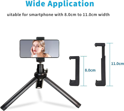 Lightweight Mini Tripod for Camera/Phone/Webcam, Extendable Stand, for Logitech Webcam C615 C920 C922 C922x C925e C930 C930e or Other Devices with...