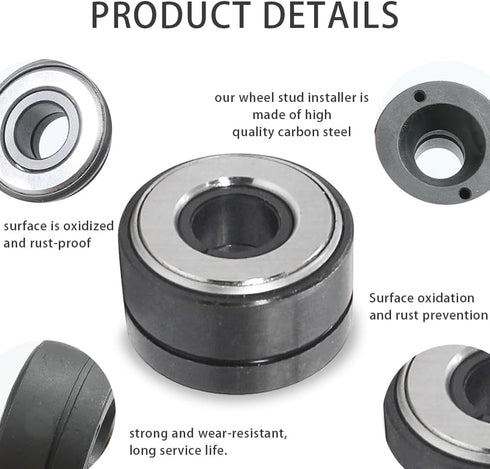 22800 Wheel Stud Installer, Wheel Stud Installer, Safe, Saves Time, Effort, Tire Stud Tool, Auto Tire Stud Installer Tool Replacement for Most All...