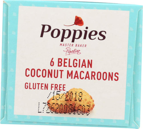 Poppies The Original Traditional Macaroons, Coconut, 6.7 Ounce...