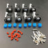 8PCS Performance 60131 Fuel Injector Connector Kit Compatible with EV6/USCar Style Injectors...