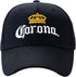 Corona Hat Embroidered Logo for Men and Women Black...