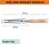 SHANFEEK Weed Puller Crack Weeder Weed Remover Tool for Yard Hoe Gardening Tools Stainless Steel One-Piece Molding (I-Type)...