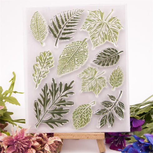 Flower Clear Stamps for Junk Journal, Scrapbooking, Diary, Card Making Plant Theme Card Making Kits for Valentines Christmas Holiday Card...