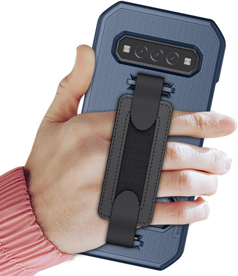 Case and Holster Combo Compatible with Kyocera DuraForce PRO 3 (E7200), Protective Case and Belt Clip Holster Combo with Handstrap, Kickstand and ...