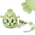 Baby Teething Toys with A Toy Safety Strap for Babies 0-6 6-12 Months, Food Grade Silicone Baby Hand Teething Mitten, Easy-Grab Hollow Design and ...