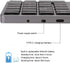 Bluetooth Numeric Keypad, 35Keys Ultra Thin Number Pad Bluetooth5.0 Rechargeable for Tablet for Windows for Laptop/Smartphone(Iron Gray)...
