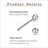 JOERICA 4 Pairs 14G Nipple Rings for Women 316L Stainless Steel Heart Teardrop Moon Star Opal Leaf CZ Barbell Nipple Rings Set Cute Nipplerings Pi...