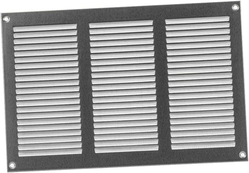 EUROPLAST 12x8 inch Vent Cover with Screen Mesh - Galvanised Register Vent Cover - Metal Air Return Grill - HVAC Vent Register for Home Improvemen...