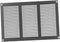 EUROPLAST 12x8 inch Vent Cover with Screen Mesh - Galvanised Register Vent Cover - Metal Air Return Grill - HVAC Vent Register for Home Improvemen...