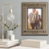 BELLA BUSTA -Love Never Fails-1 Corinthians (bible verse)-Anniversary for Her, Him-Valentines Day- Engraved Leather Picture Frame (5 x 7 Vertical)...