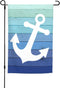 Nautical Funny Anchor Flag Double Sided Garden Flag 12×18in Inch House Flag Decorations For Outside Yard Home Holiday...