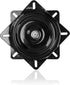 BQLZR 6 inch A3 Steel Plate Black Ball Bearing Square Swivel Turntable Chair Swivel for Bar Stool Chair...