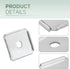 X-Blade Dual Mulching Blade Adapters Replacement Compatible with Standard Commercial Mower, Fits XB2 and XB3(Not Included X-Blades), 2 1/2? Wide, ...