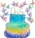 Edible Butterflies for Cake Decorating Set of 24-2" Big Size Cake and Cupcake Toppers, Butterfly Cake Toppers...