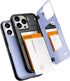 GOOSPERY Magnetic Door Bumper Compatible with iPhone 13 Pro Case, Card Holder Wallet Case, Easy Magnet Auto Closing Protective Dual Layer Sturdy P...
