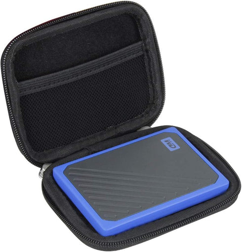 Hermitshell Hard Travel Case for WD 1TB 500GB My Passport Go Cobalt SSD Portable External Storage (Black)...