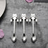 10PCS Stainless Steel Cute Mini Cat Spoon for Tea, Coffee, Dessert, Sugar, Ice Cream, etc (11.5cm/4.5inch) Silver...