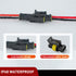 Nilight 200PCS 2 Pin Electrical Connector ?Plug Male Female Terminal Wire Connector Waterproof Connectors 2 Way Automotive Connect Set for Car Tru...
