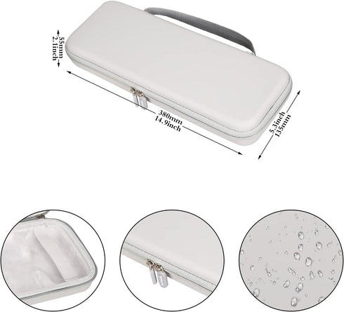 Aproca Grey Hard Travel Storage Case, for Logitech K380 Multi-Device Bluetooth Keyboard and Logitech Pebble M350 / i345 Mouse...