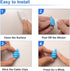 Cable Clips Organizer, Self-Adhesive Silicone Thumb Wall Hook Hangers Cable Clip Key Earphone Toothbrush Cable Organizer Holder Desktop Cord Wire ...
