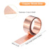 uxcell Copper Sheet Roll 2000mm x 20mm x 0.1mm, 99.9% Pure Copper Strip Copper Flashing Metal Foil Plate for Electricity DIY Projects (Multiple Si...