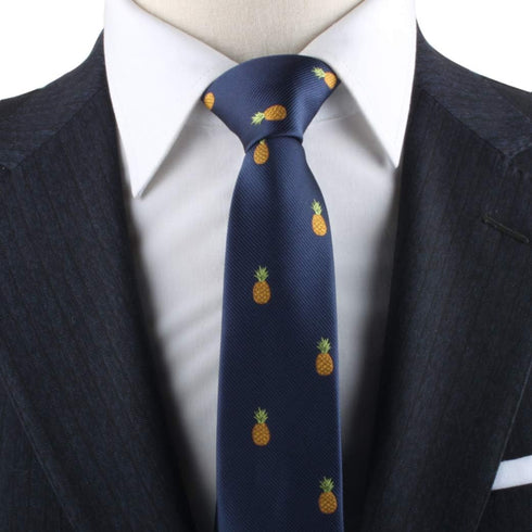 AUSCUFFLINKS Food & Drink Ties | Speciality Ties for Men | Woven Skinny Neckties | Present for Work Colleague...
