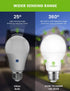 Dusk to Dawn Light Bulbs, 100W Equivalent Outdoor Light Bulbs, 5000K Daylight White, A19 E26 Light Sensor LED Bulb Automatic On Off Photocell for ...