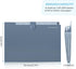 SKYDUE Expanding File Organizer with 8 Pockets, Accordion File Folders with Labels, Portable Document Paper Bill Receipt Organizer, Home College S...