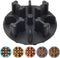 Slow Feeder Dog Bowls Insert, Animire Soft Silicone Anti-Choking Puzzle Slow Feeder, Anti-Slip Slow Down Eating Feeder Insert, Compatible with Reg...