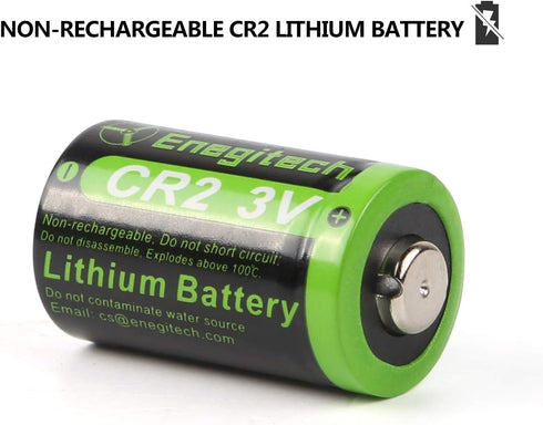 CR2 3V Lithium Battery, 3 Volt DLCR2 Battery for Golf Rangefinder Baby Monitor Funifilm Instax Alarm System Flashlight Non-Rechargeable (4 Pack)...