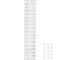 Acrylic Quilters Ruler,Sewing Ruler,3-Inch by 17-Inch, Non Slip Rings 15 Pieces for Quilting and Sewing...