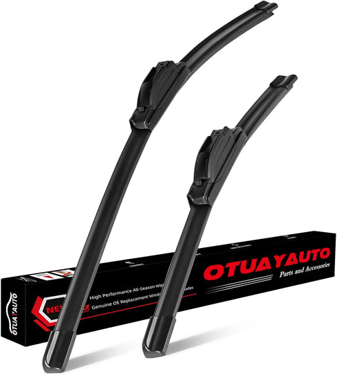 OTUAYAUTO Premium Windshield Wiper Blades - Replacement for Subaru Forester 2012-2018, Outback 2015-2019 Perfect Fit, All-Weather Performance, J/U...