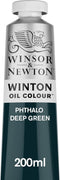 Winsor & Newton Winton Oil Color, 200ml (6.75-oz) Tube, Phthalo Deep Green...