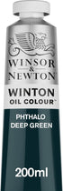 Winsor & Newton Winton Oil Color, 200ml (6.75-oz) Tube, Phthalo Deep Green...