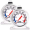 Anvin Oven Thermometers Large Dial Oven Grill Monitoring Cooking Thermometer with Dual-Scale 50-300°C/100-600°F for BBQ Baking, Hooks or Stands Al...