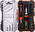 Edward Tools 31 Piece Ratchet Screwdriver Set - Easy Ratchet Screwdriver Pro Strong Magnetic Bit Tips includes Phillips, Slotted, Hex, Torx - 5-10...