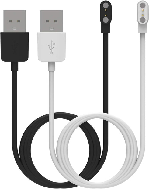 Smart Watch Charger Magnetic 2 Pin Intended for KEEPONFIT ID Sport01/IDW21,Erkwei/HOK/Iaret I39H,Stiive LCW01 Watch Charger 1.6ft USB Magnetic Cha...