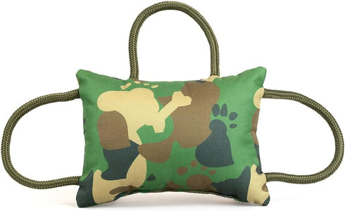Operation Good Boy Bite Pillow Tug Toy for Dogs - Tri-Handle Design Used by Military and Sport Dog Trainers - Reinforced Polyester Cords and Thick...