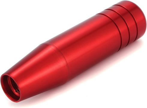 Lunsom 5" Aluminum Gear Lever Shifter Knob Long Alloy Shift Stick Handle Car Automatic Shifting Head Fit Most Manual Transmission Vehicles (Red)...